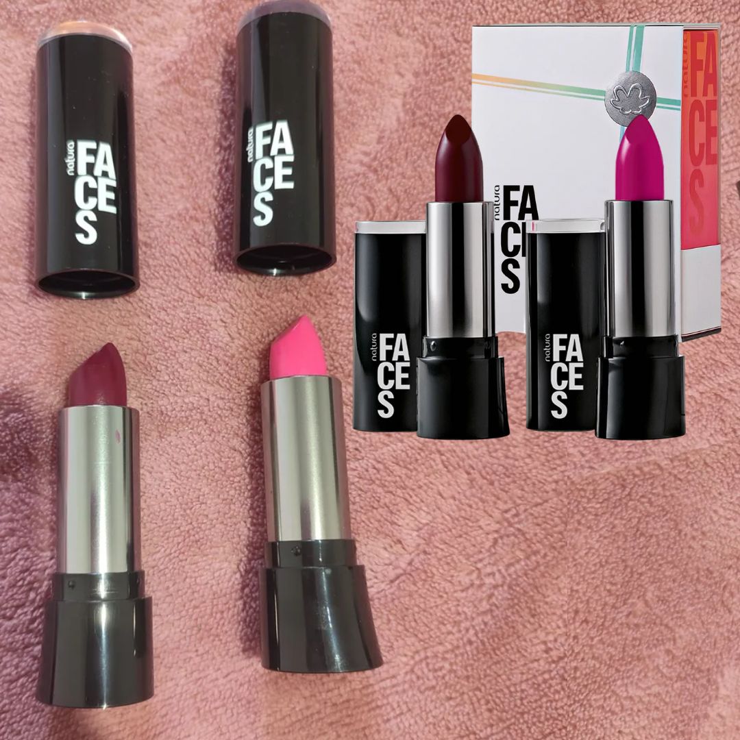 Presente Natura Faces Duo Batom 2un De 3,5g