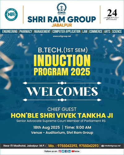 Shri Ram Group Jabalpur Hosted B. Tech Induction Program for the 1st Semester Students.jpg