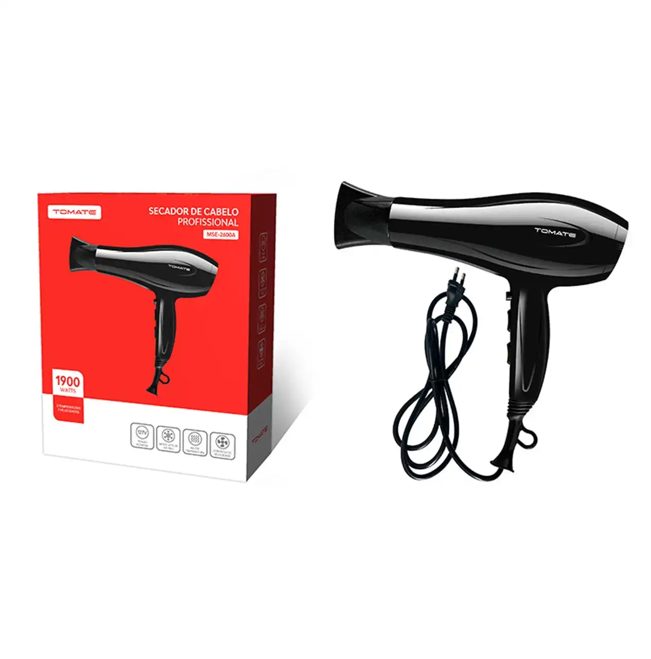 Secador de Cabelo Profissional 1900W - miniatura 2