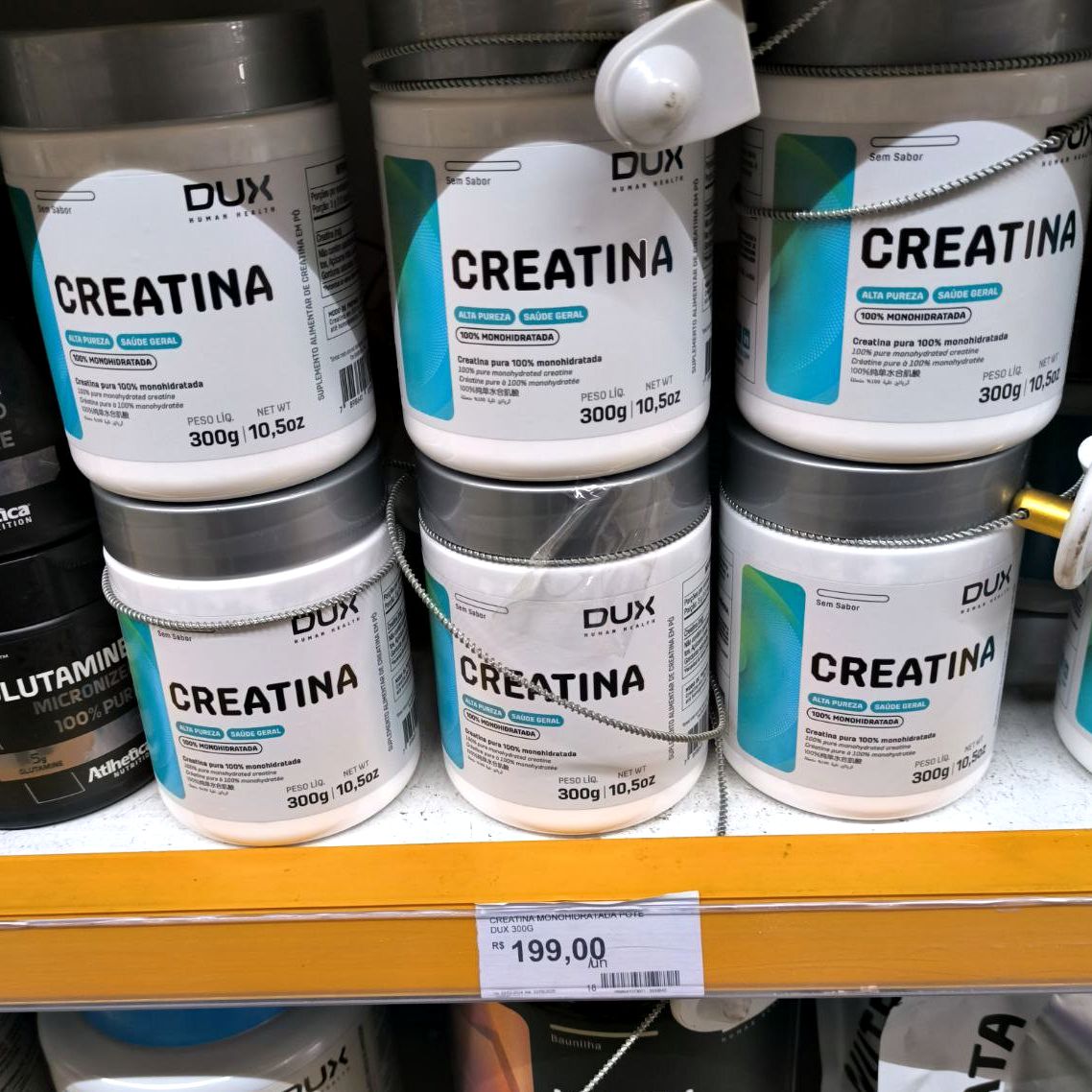 CREATINA MONOHIDRATADA 300G – DUX NUTRITION
