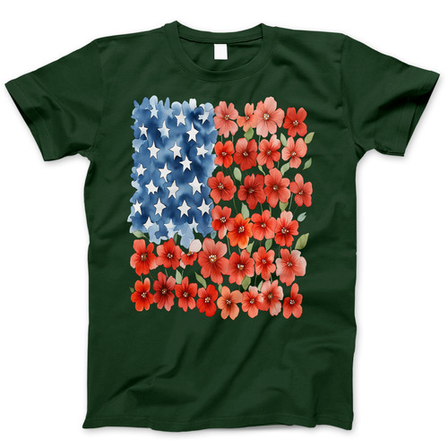 Photograph of four blank t-shirts greys beige and army green. Clipping path included. Ready for your.jpg