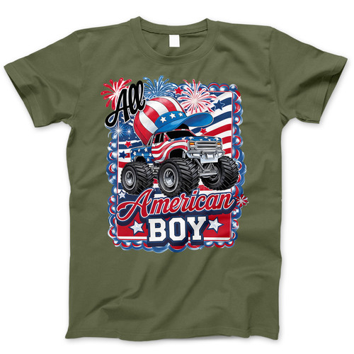 Photograph of four blank t-shirts greys beige and army green. Clipping path included. Ready for your.jpg