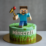 Minecraft Castle Cake for Royal Gamers