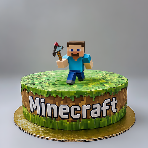Minecraft Village Cake for Community Builders.png