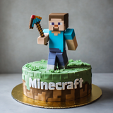 Ender Dragon Minecraft Cake for Boss Battles