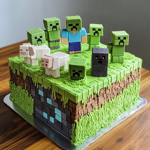 Organic Minecraft Cake for Clean Living Families.png