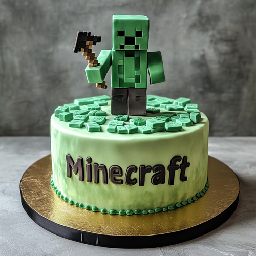 Presidential Minecraft Cake for Natural Leaders.png