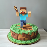Minecraft Cake for Coding Kids