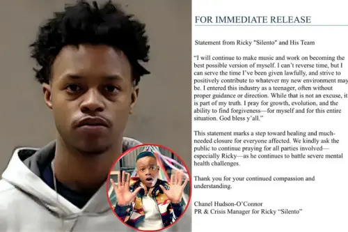 Silentó speaks out after being sentenced to 30 years for killing his cousin.webp