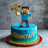 TNT Minecraft Cake for Explosive Fun
