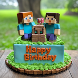 Foolproof Minecraft Cake for Busy Parents