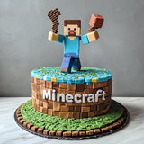 Minecraft Cake for Future YouTubers