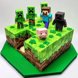 Allergy Safe Minecraft Cake for Inclusive Parties