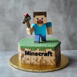 Redstone Minecraft Cake for Tech Geniuses
