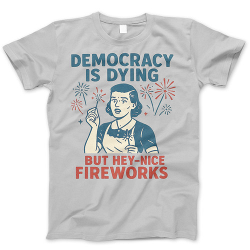 Photograph of four blank t-shirts greys beige and army green. Clipping path included. Ready for your.jpg