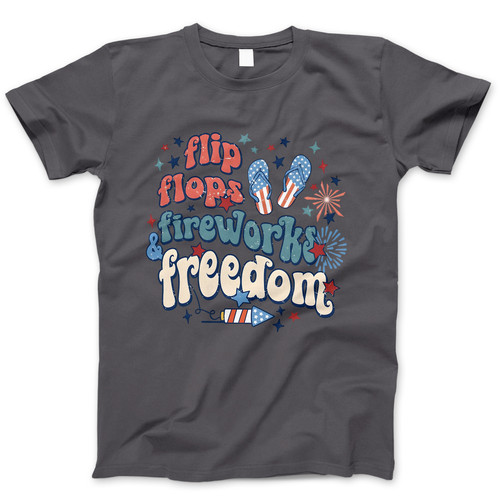 Photograph of four blank t-shirts greys beige and army green. Clipping path included. Ready for your.jpg