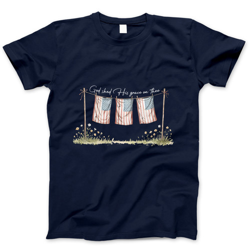 Photograph of four blank t-shirts greys beige and army green. Clipping path included. Ready for your.jpg