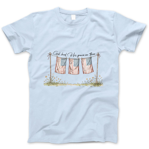 Photograph of four blank t-shirts greys beige and army green. Clipping path included. Ready for your.jpg