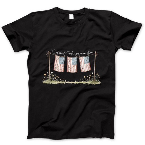 Photograph of four blank t-shirts greys beige and army green. Clipping path included. Ready for your.jpg
