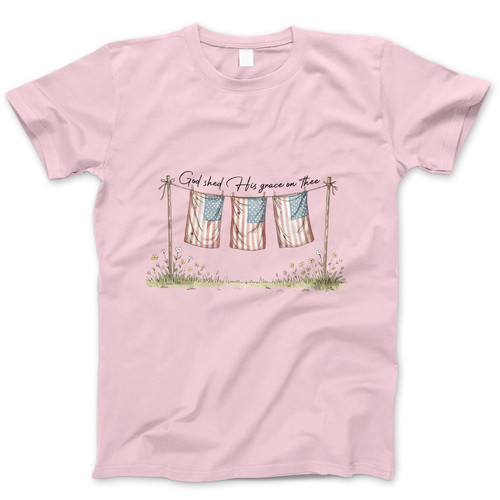 Photograph of four blank t-shirts greys beige and army green. Clipping path included. Ready for your.jpg