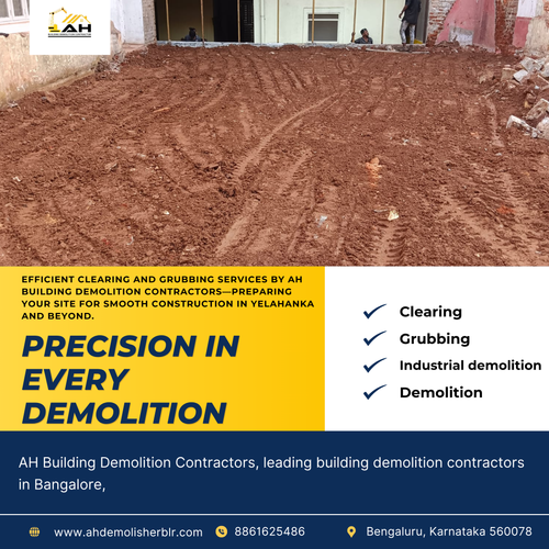 Just wrapped up a site demolition at a commercial property in Malleswaram.
