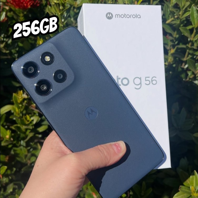 Smartphone Motorola Moto G56 5g 256gb 16gb 8gb Ram+8gb Ram Boost Camera 50mp Sony Lytia 600 Certificado De Ultrarresistencia Militar E Ip68 + Ip69 Grafite
