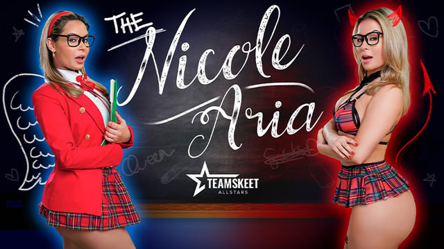 TeamSkeetAllstars 25 08 02 Nicole Aria August Spotlight: Ready to Go Back to School? Nicoles Fucking Lessons Are in Session [ 1080p]
