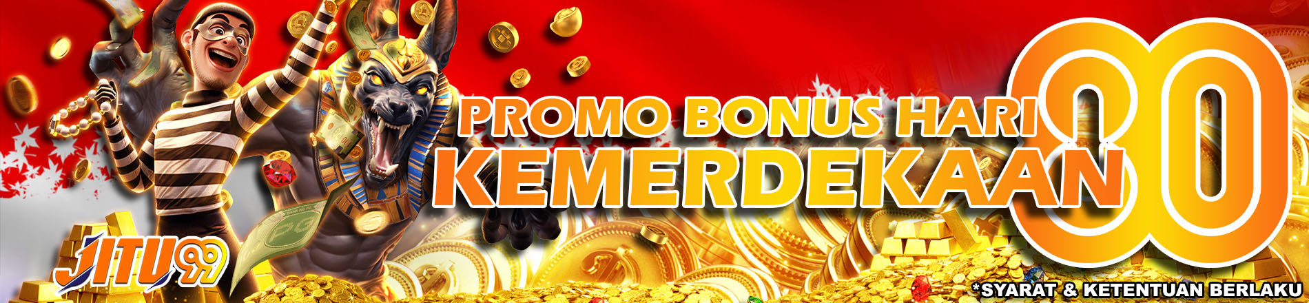 🤩🤩Bonus Hari Kemerdekaan JITU99🤩🤩