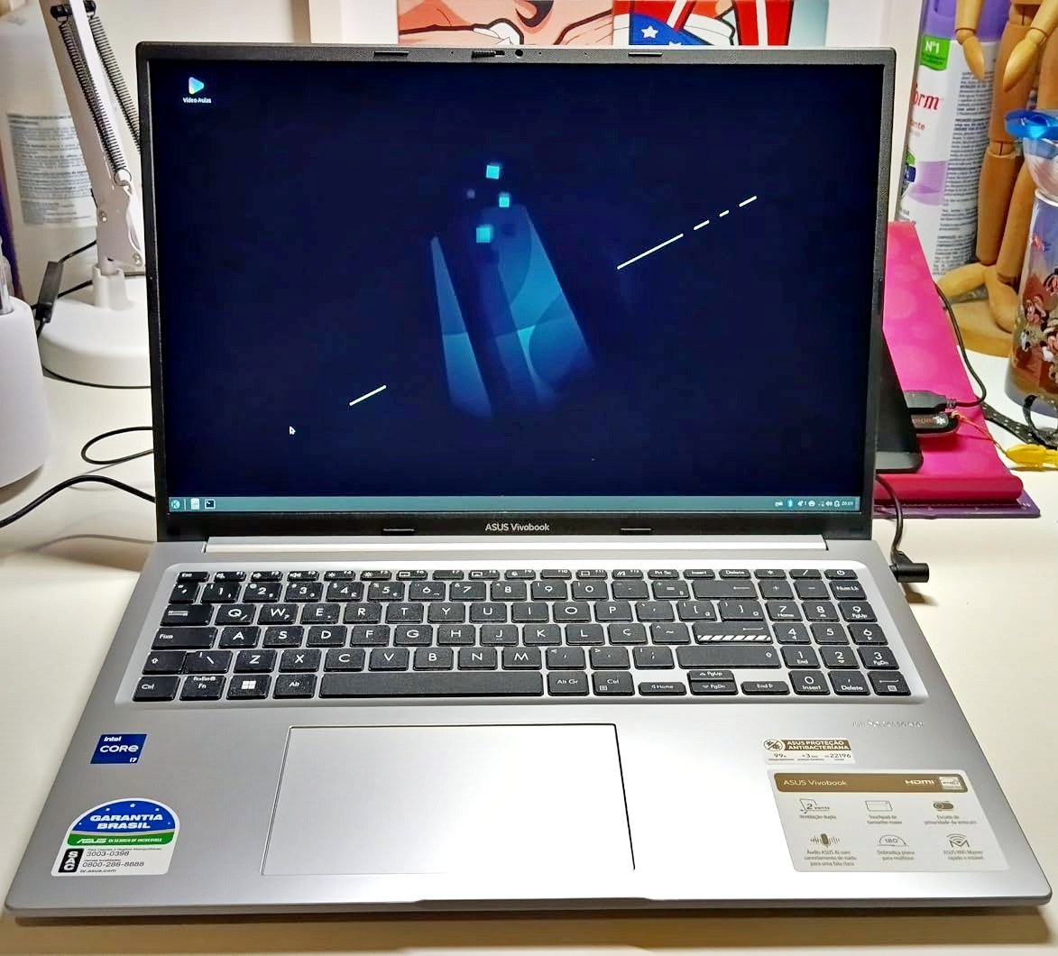Notebook Asus Vivobook 16 X1605va Intel Core I7 1355u 8gb Ram 512gb Ssd Linux Keepos Tela 16 Ips Fhd Silver – Mb742