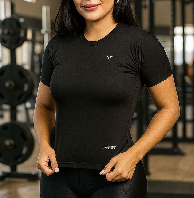 Camisas Térmica Feminina Voker Proteção Uv Dry Fit Academia