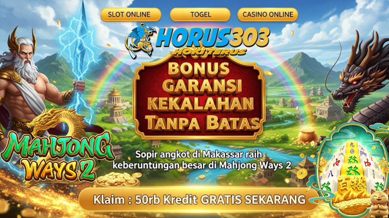 Spin cerdas, bukan nekat: Sopir angkot di Makassar raih keberuntungan besar di Mahjong Ways 2 lewat HORUS303