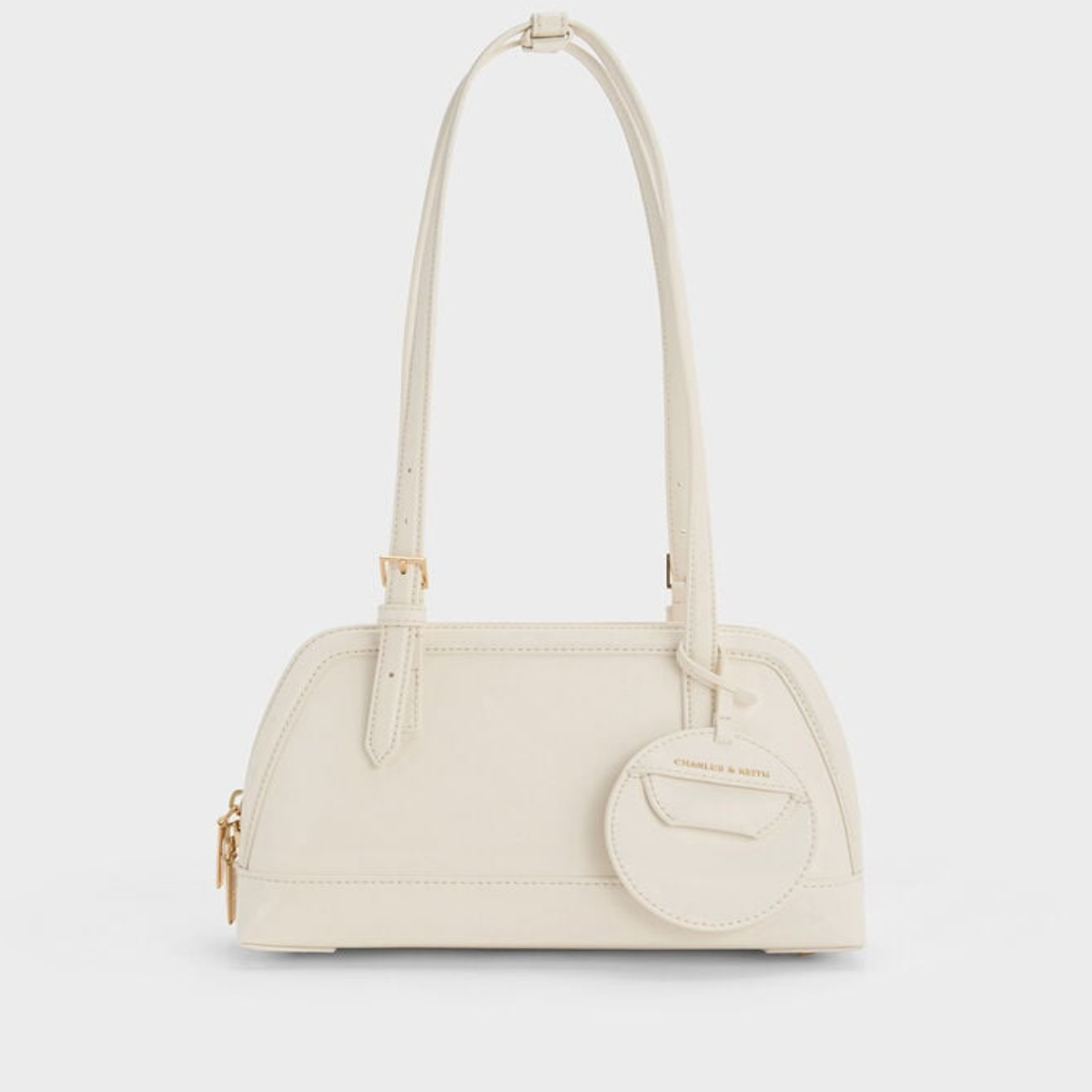 Túi đeo vai hình thang Enola - Màu Kem