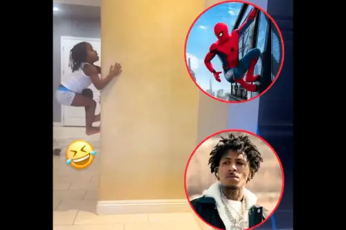 NBA YoungBoy's 4 year old son is already climbing walls like he’s Spider Man.webp