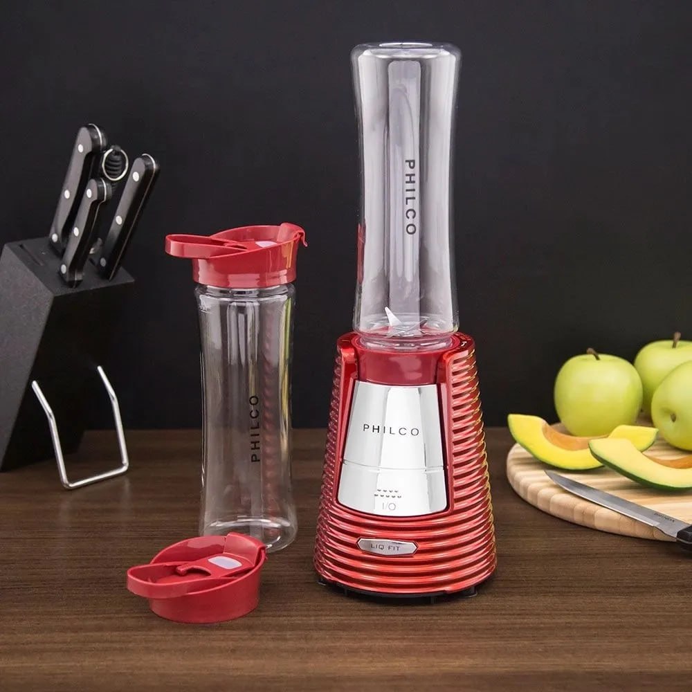 Liquidificador Fit Retrô Philco Blender Vermelho 300W 127V