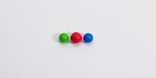 Create a simple image with a white background ffffff Place three balls in the center of the image ea.jpg