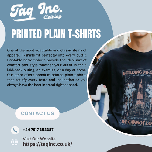 Printed Plain T Shirts.png