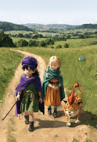  slime bianca hero borongo and great sabrecub dragon quest and 1 more drawn by fuyumurasaki 9c062dd2.jpg