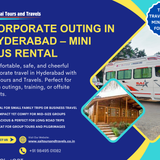 Corporate Outing in Hyderabad  Mini Bus Rental
