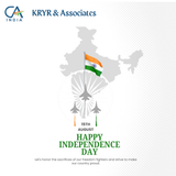 Wishing you a Happy Independence Day filled with pride, peace, and happiness.