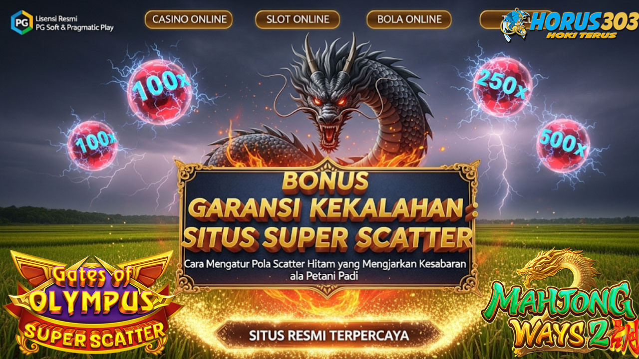 Cara Mengatur Pola Scatter Hitam yang Mengajarkan Kesabaran ala Petani Padi