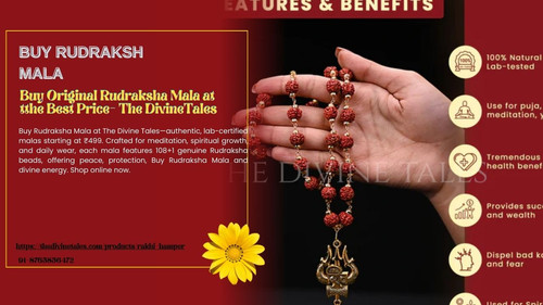 Buy Original Rudraksha Mala at tthe Best Price The DivineTales