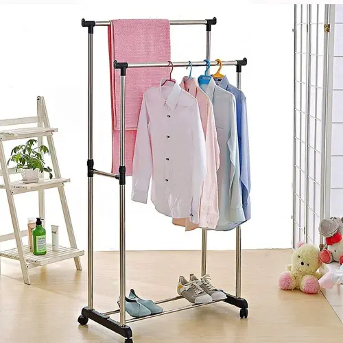 Double Pole Cloth Rack Image 6