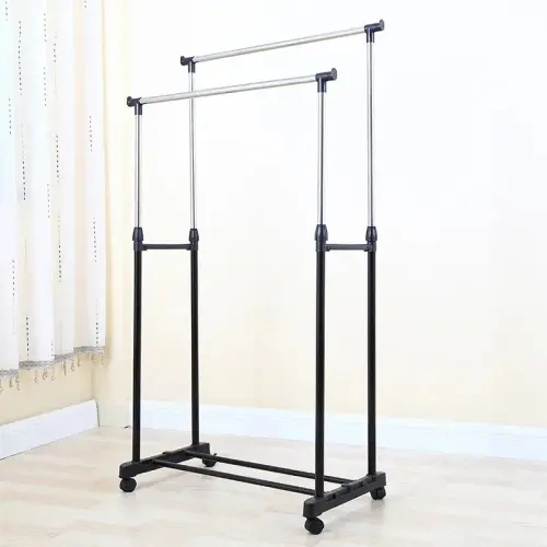 Double Pole Cloth Rack Image 3