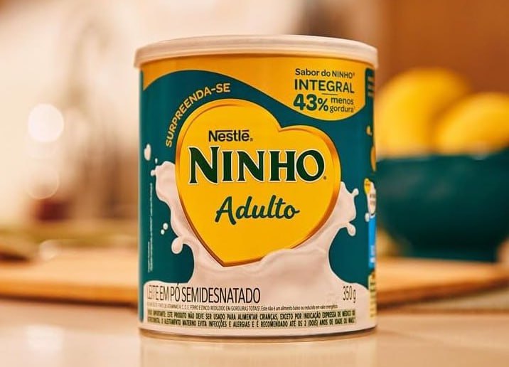 Leite Pó Semidesnatado Ninho Adulto Lata 350g