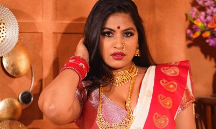 Anjali Gaud Red Bikini Shoot App Content Video