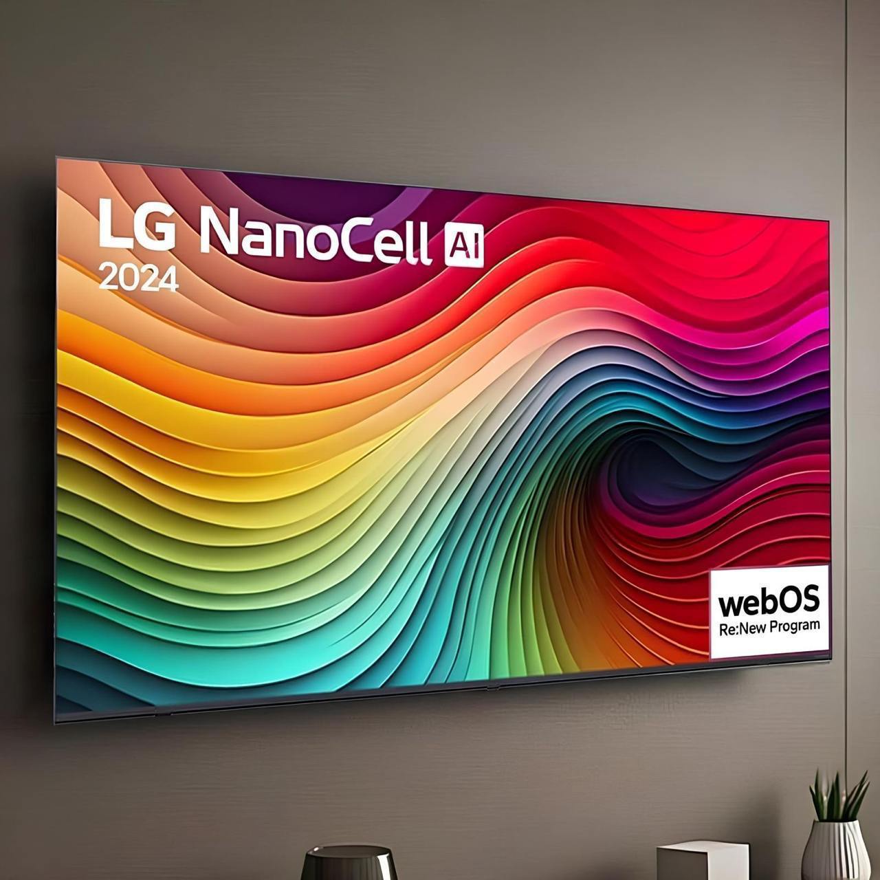 Smart TV 75″ 4K UHD NanoCell LG 75NANO80TSA Wi-Fi Bluetooth com Alexa 3 HDMI 2 USB
