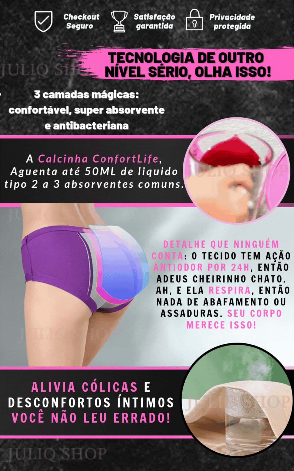 lp calcinha confortlife
