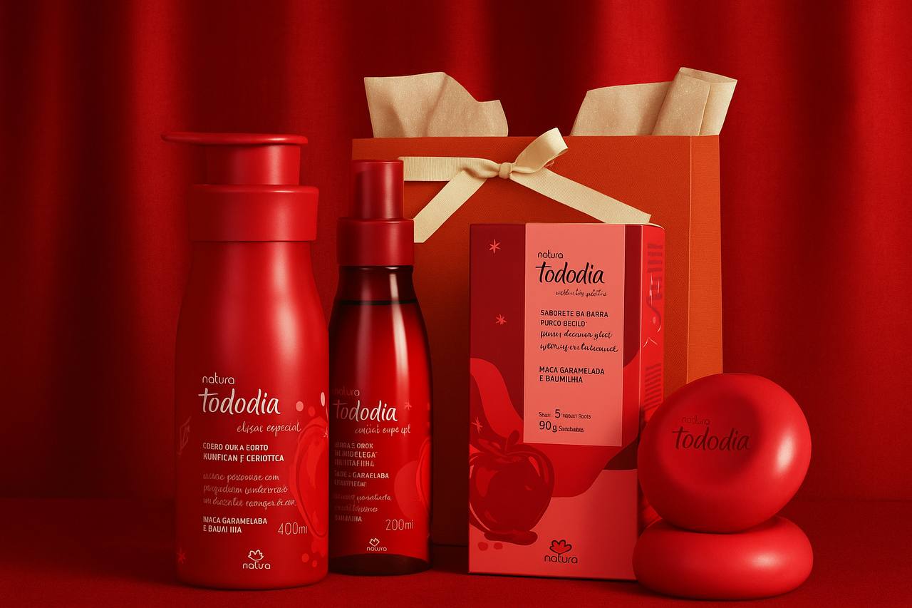 Kit Natura Presente Hidratante Body Splash Sabonete