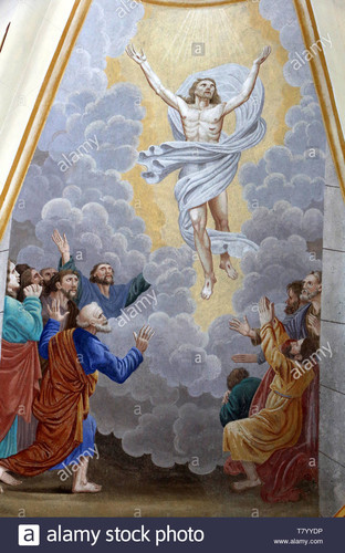 ascension de jsus christ eglise saint nicolas de vroce saint nicolas de vroce T7YYDP.jpg