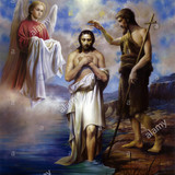 ukraine odessa region village petrodolinskoe july 02 2012 icon of the baptism of jesus christ orthod